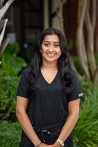Large view of Hiru outside smiling.